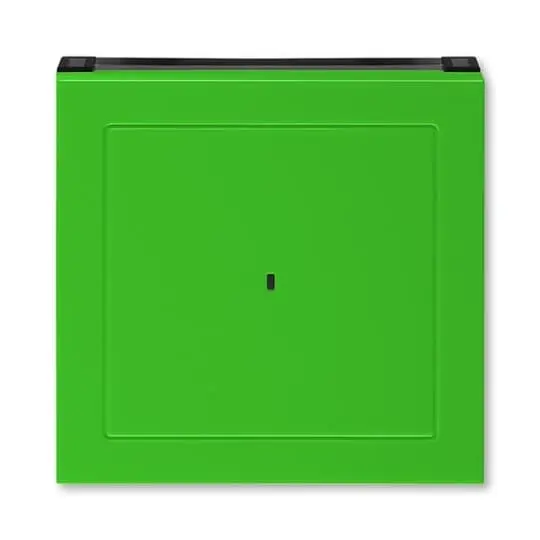 kryt spínače kartového; zelená/kouř. černá, design LEVIT